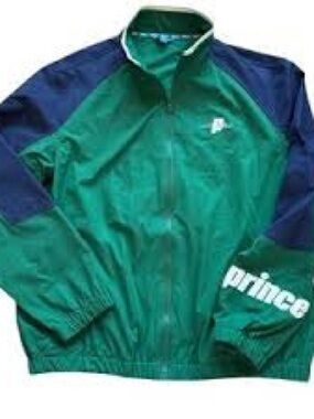 Prince Green and Navy Raglan Zip Jacket